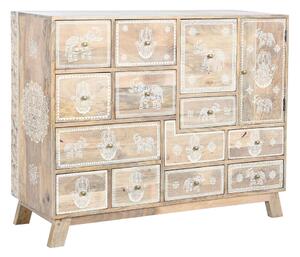 Chest of drawers DKD Home Decor Natural Mango wood MDF Wood 112 x 36 x 89,5 cm