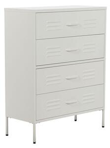 Chest of drawers Home ESPRIT White Metal Vintage 80 x 35 x 102 cm