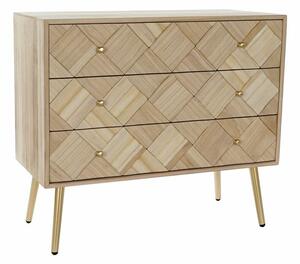 Chest of drawers DKD Home Decor Metal Paolownia wood Pinewood (72.5 x 37 x 65 cm)