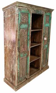 Shelves Alexandra House Living Brown Green Mango wood 38 x 207 x 178 cm