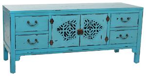 Multipurpose Chest of Drawers Alexandra House Living Blue Fir wood MDF Wood 40 x 50 x 120 cm