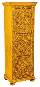 Cupboard Alexandra House Living Yellow Iron Mango wood 40 x 149 x 53 cm