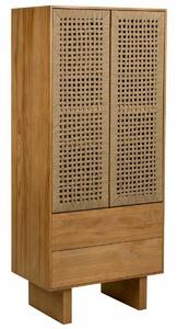 Cupboard Alexandra House Living Brown Rope Fir wood Paolownia wood 45 x 170 x 80 cm 45 x 170 x 75 cm