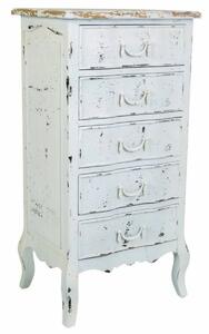 Chest of drawers Alexandra House Living White Fir wood MDF Wood 40 x 98 x 50 cm