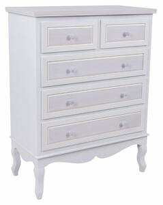 Chest of drawers Alexandra House Living White MDF Wood 40 x 105 x 80 cm