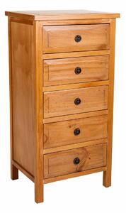 Chest of drawers Alexandra House Living Brown Pine MDF Wood 93 x 37 x 47 cm