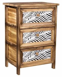 Chest of drawers Alexandra House Living Brown Wood Paolownia wood 29 x 58 x 40 cm