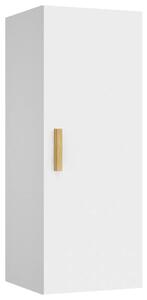 Wall Cabinet White 34.5x34x90 cm Engineered Wood