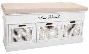 Storage chest with seat Alexandra House Living 35 x 50 x 102 cm