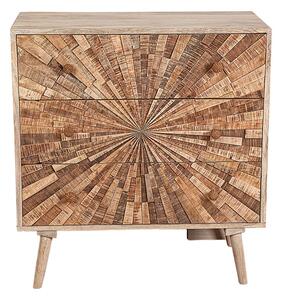 Chest of drawers Romimex Natural Mango wood 80 x 85 x 40 cm