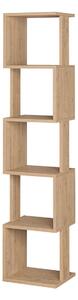 Corner Shelves Alexandra House Living Oak Wood MDP 35 x 161 x 2 cm 5 Shelves