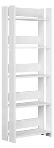 Bookshop Alexandra House Living White Wood MDP 57 x 155 x 25 cm 5 Shelves