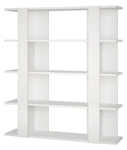 Bookshop Alexandra House Living White Wood MDP 110 x 122 x 29 cm 4 Shelves