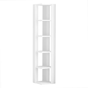 Corner Shelves Alexandra House Living White Wood MDP 33 x 161 x 33 cm 5 Shelves