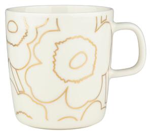 Marimekko Piirto Unikko mug 4 dl White-gold