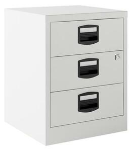 File Cupboard Bisley White A4 Steel 3 drawers 40 x 51 x 40 cm