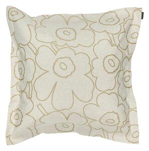 Marimekko Small Piirto Unikko cushion cover 50x50 cm Linen-straw