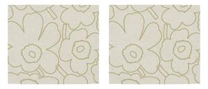 Marimekko Piirto Unikko placemat 35x40 cm 2-pack Linen-gold