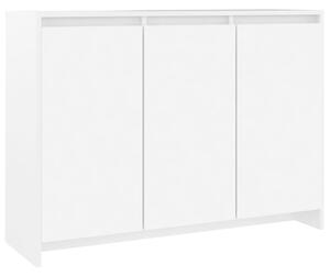 Sideboard White 102x33x75 cm Engineered Wood