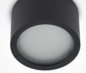 Arcchio Nieva downlight, GX53, black, round