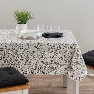 Spots Wipe Clean Tablecloth Monochrome MultiColoured