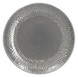 Zen Grey Stoneware Dinner Plate Grey
