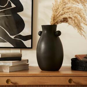 Vase 30cm Black Black