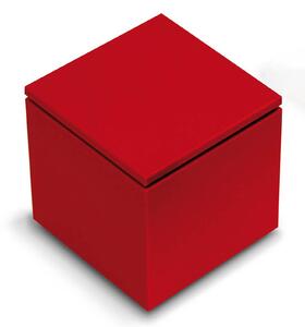 Cubic LED table lamp Cuboled in red