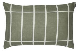 Tiiliskivi Cushion cover - / 60 x 40 cm - Linen by Marimekko Green/Grey