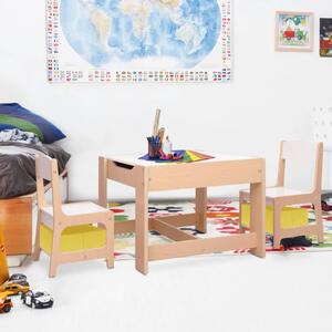 Children's Table with 2 Chairs MDF
