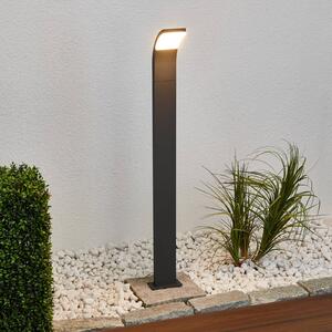 Lucande Graphite-coloured LED path light Timm, 100 cm