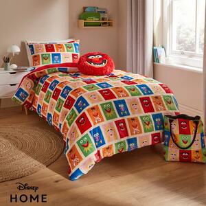 Disney Muppets Fleece Duvet Cover and Pillowcase Set