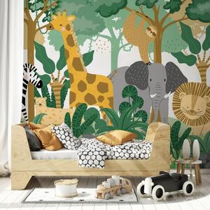 Animal Safari Wall Mural