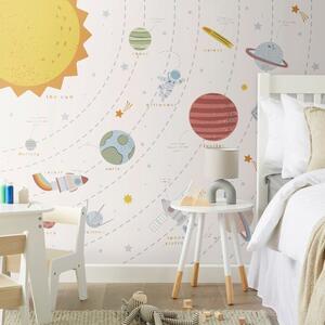 Outer Space Scandi Wall Mural