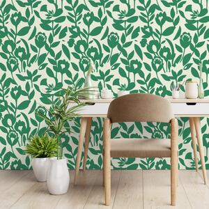 Elements Fieldsley Floral Matte Flat Wallpaper