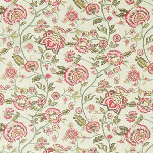 Clarke & Clarke Barmeri Fabric Sage Blush