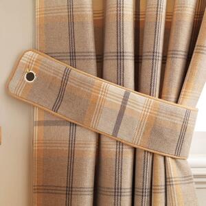 Highland Check Curtain Tiebacks