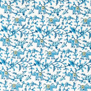 Clarke & Clarke Hathi Fabric Cobalt
