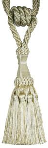 Small Tassel Cream Curtain Tieback