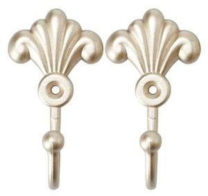 Champagne Pack of 2 Toulouse Scroll Hooks