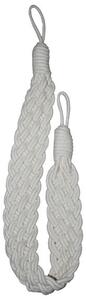 Cotton Plaited Natural Curtain Tieback