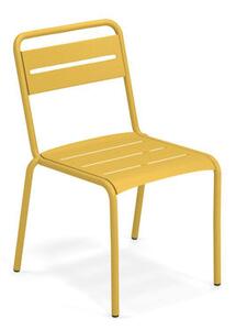 Star Stacking chair - / Aluminium by Emu Yellow