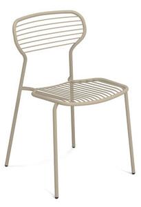 Apero Stacking chair - / Steel by Emu Beige