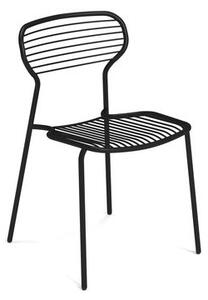 Apero Stacking chair - / Steel by Emu Black