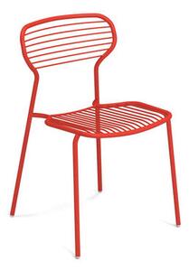 Apero Stacking chair - / Steel by Emu Red