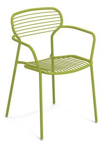 Apero Stackable armchair - / Steel by Emu Green