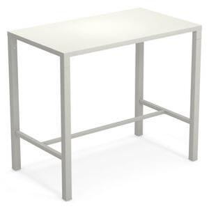 Nova High table - / 120 x 70 cm x H 105 cm - Steel by Emu White