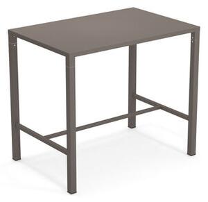 Nova High table - / 120 x 80 cm x H 105 cm - Steel by Emu Beige