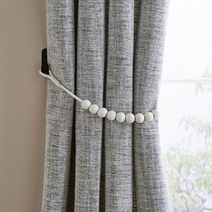 Half Wooden Beads Curtain Tieback