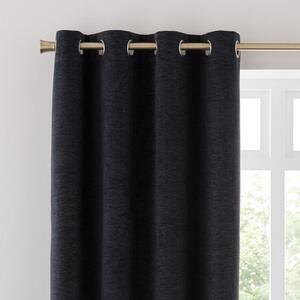 Genoa Chenille Blackout Eyelet Curtains